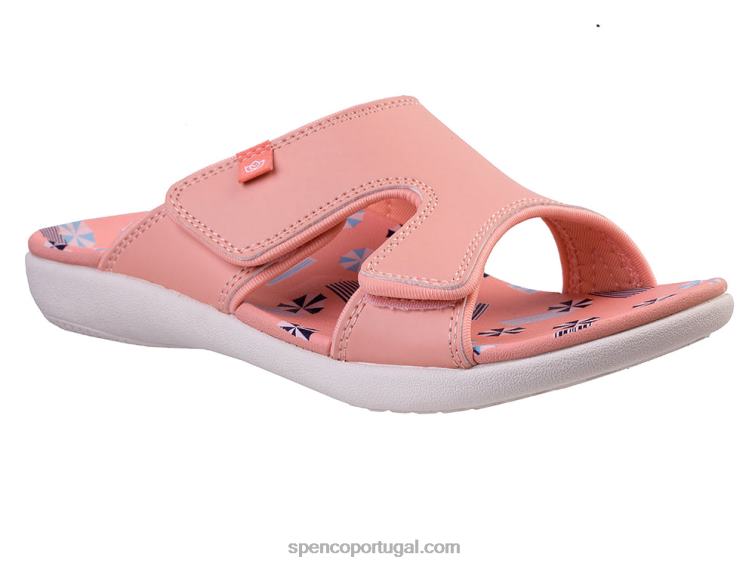 Spenco Footwear rosa escorregador de praia de kholo 648F187 mulheres