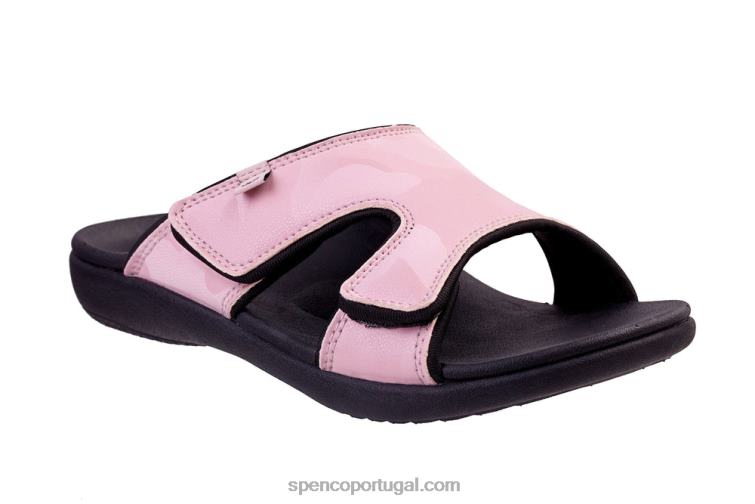 Spenco Footwear rosa slide de camuflagem kholo 648F168 mulheres