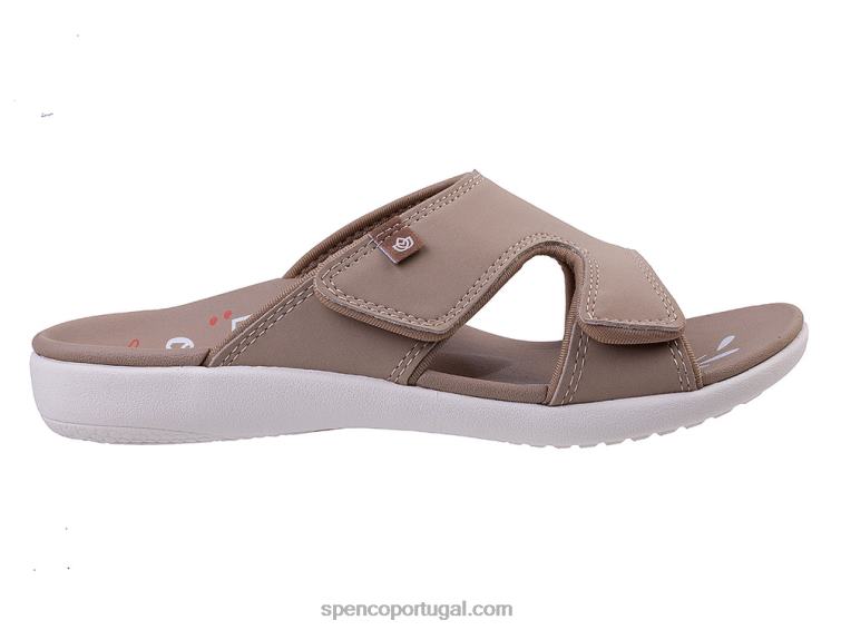 Spenco Footwear taupe claro kholo ascensão clássico 648F197 mulheres