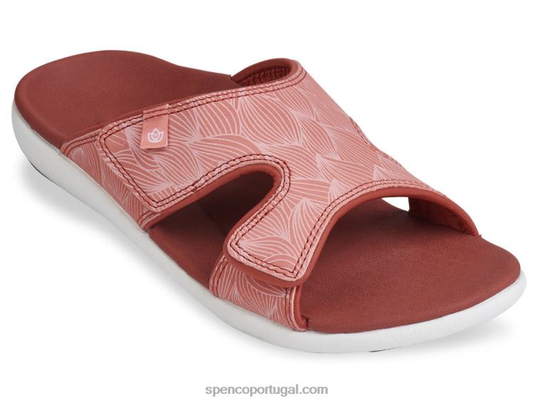 Spenco Footwear terracota escorregador de onda kholo 648F180 mulheres