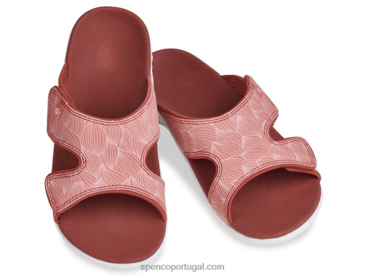 Spenco Footwear terracota escorregador de onda kholo 648F180 mulheres