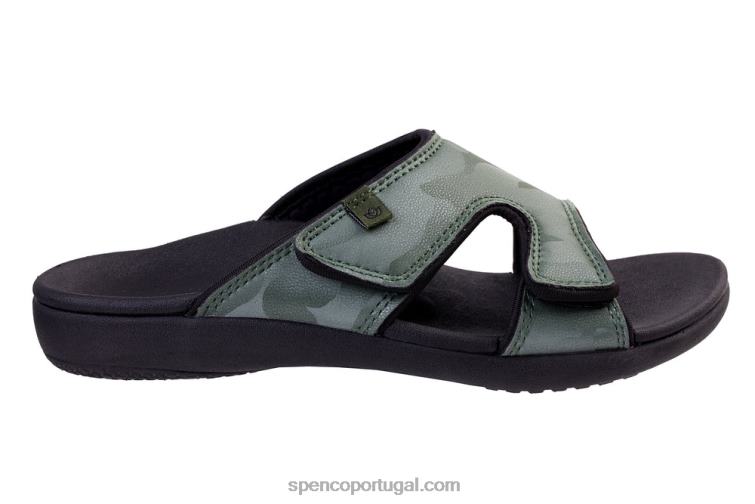 Spenco Footwear verde empoeirado slide de camuflagem kholo 648F167 mulheres