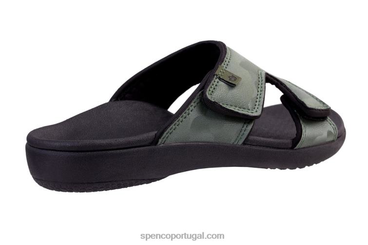 Spenco Footwear verde empoeirado slide de camuflagem kholo 648F167 mulheres