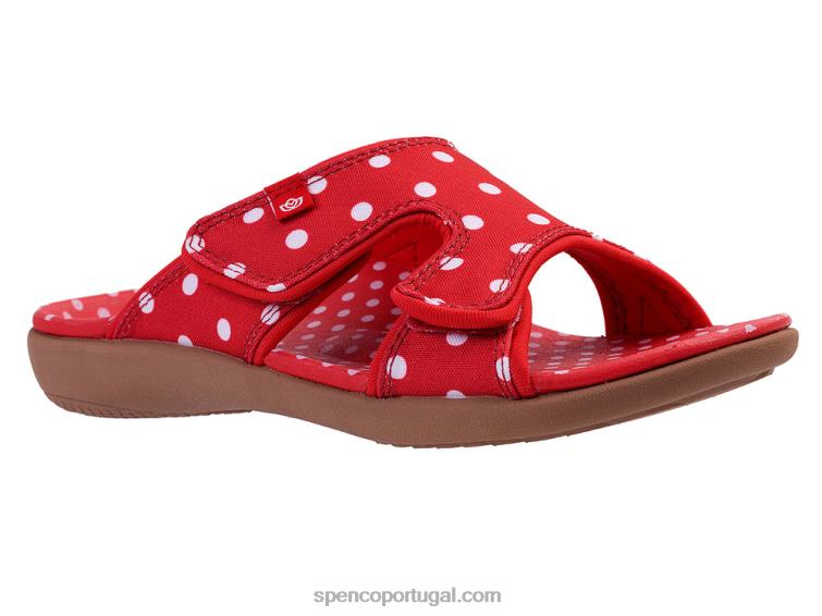 Spenco Footwear vermelho ponto kholo 648F192 mulheres