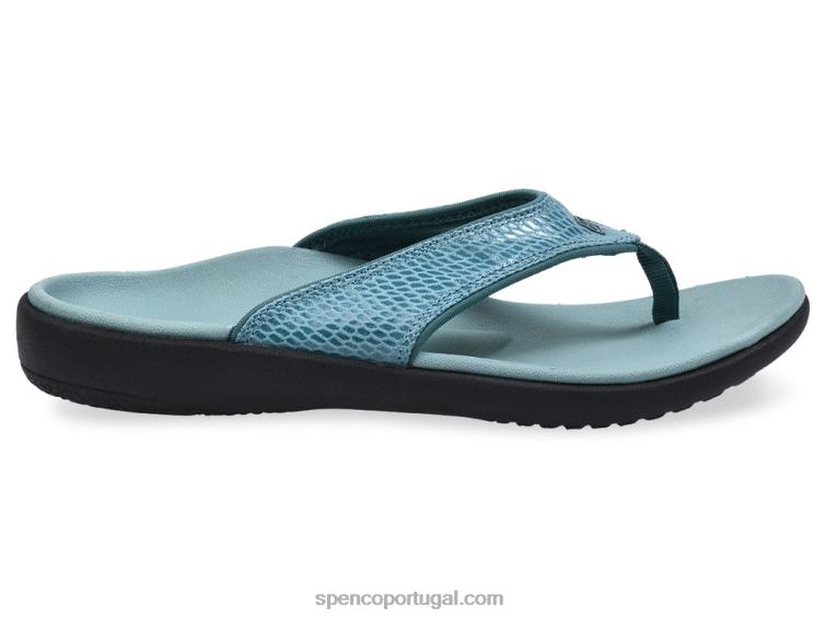 Spenco Footwear azul mineral cobra yumi 648F9 mulheres