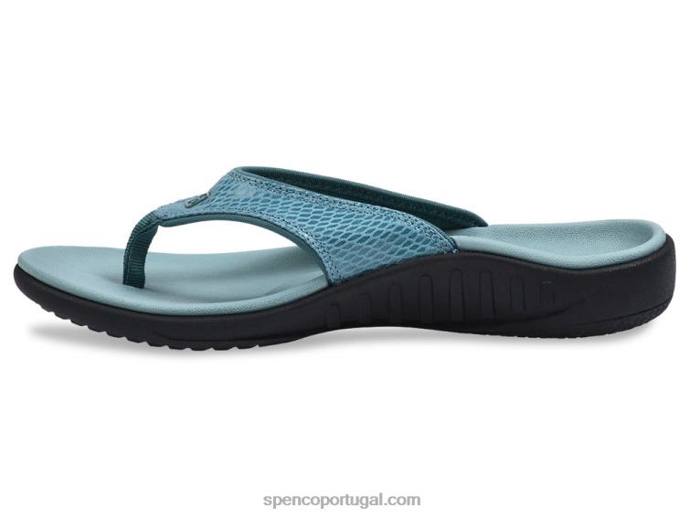 Spenco Footwear azul mineral cobra yumi 648F9 mulheres
