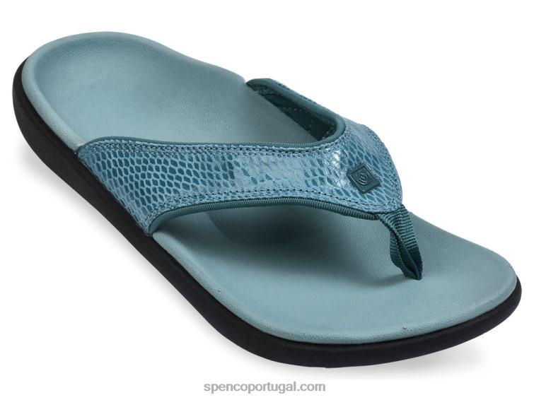 Spenco Footwear azul mineral cobra yumi 648F9 mulheres