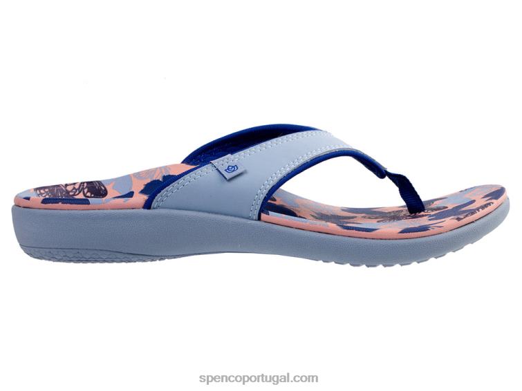 Spenco Footwear azul yumi borboleta 648F126 mulheres