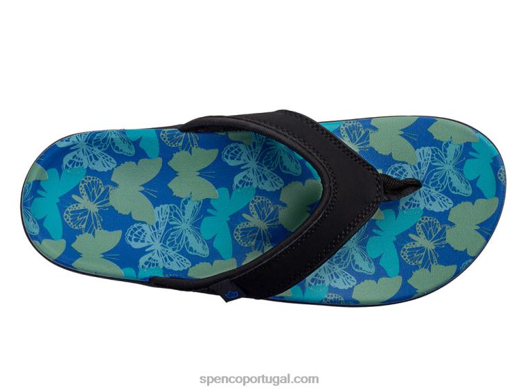 Spenco Footwear azul yumi borboleta 648F126 mulheres