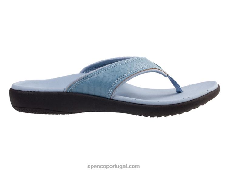 Spenco Footwear azul yumi mojave 648F139 mulheres