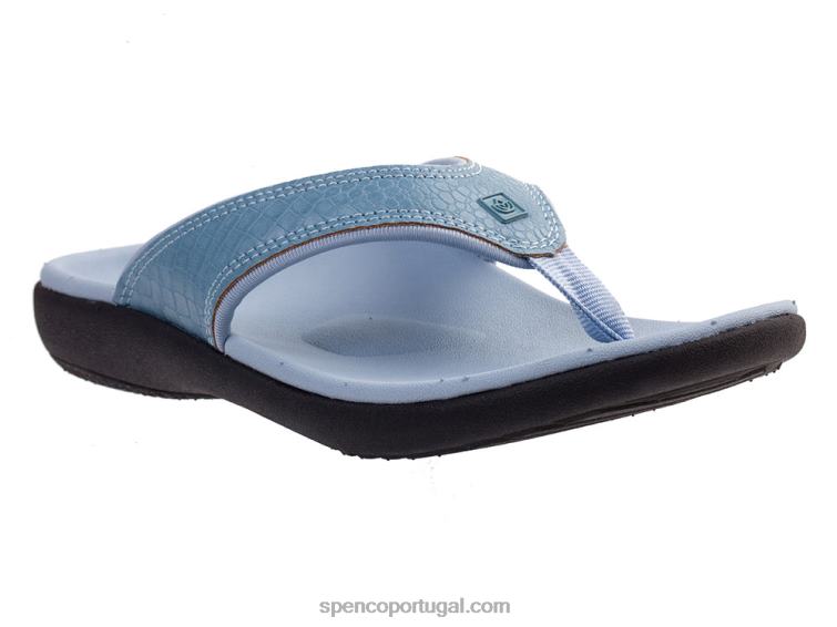 Spenco Footwear azul yumi mojave 648F139 mulheres