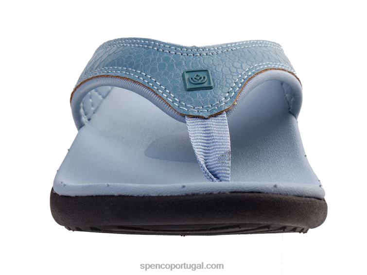 Spenco Footwear azul yumi mojave 648F139 mulheres
