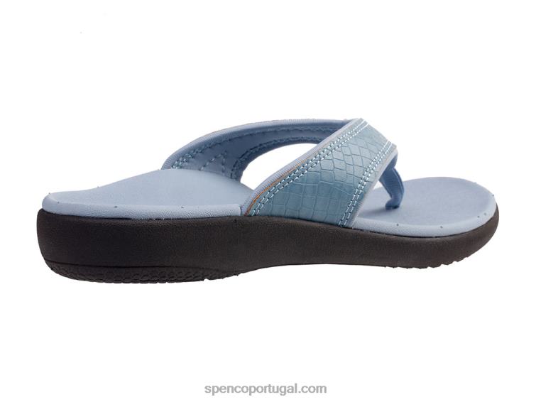 Spenco Footwear azul yumi mojave 648F139 mulheres