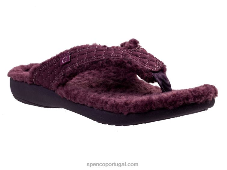Spenco Footwear beringela yumi coco 648F659 mulheres