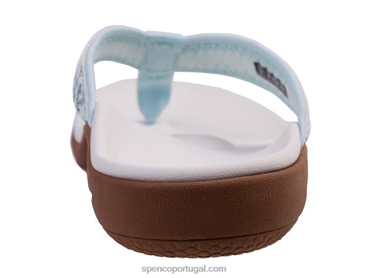 Spenco Footwear branco yumi nuevo floral sazonal 648F30 mulheres