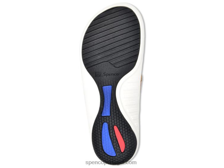 Spenco Footwear bronzeado estampa de chita yumi 648F48 mulheres