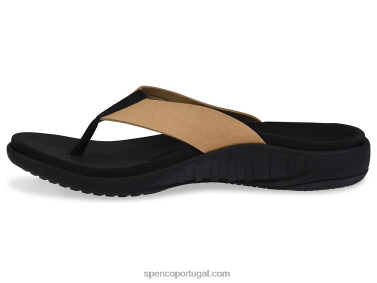Spenco Footwear bronzeado yumi puro 648F45 mulheres