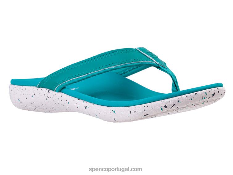 Spenco Footwear cerceta yumi nuevo salpicado 648F20 mulheres