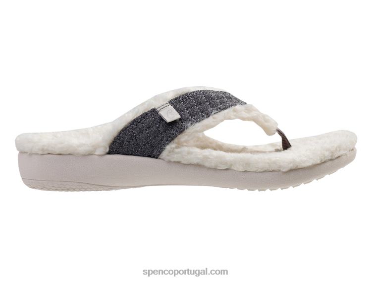 Spenco Footwear cinza mesclado yumi coco 648F656 mulheres