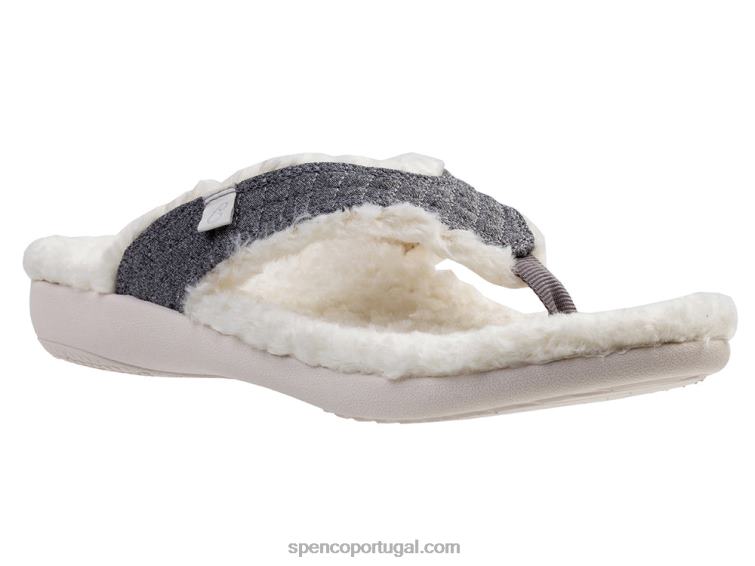 Spenco Footwear cinza mesclado yumi coco 648F656 mulheres