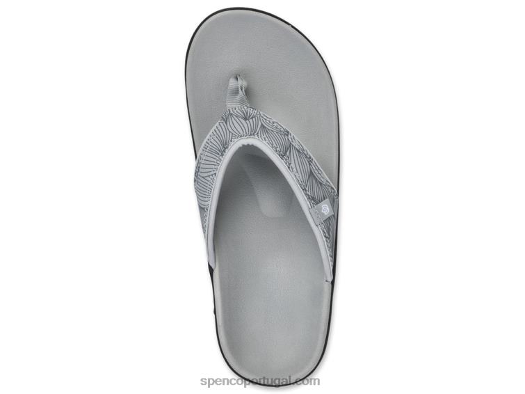Spenco Footwear cinza onda yumi 648F58 mulheres