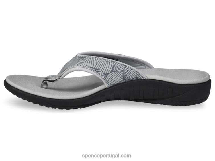 Spenco Footwear cinza onda yumi 648F58 mulheres