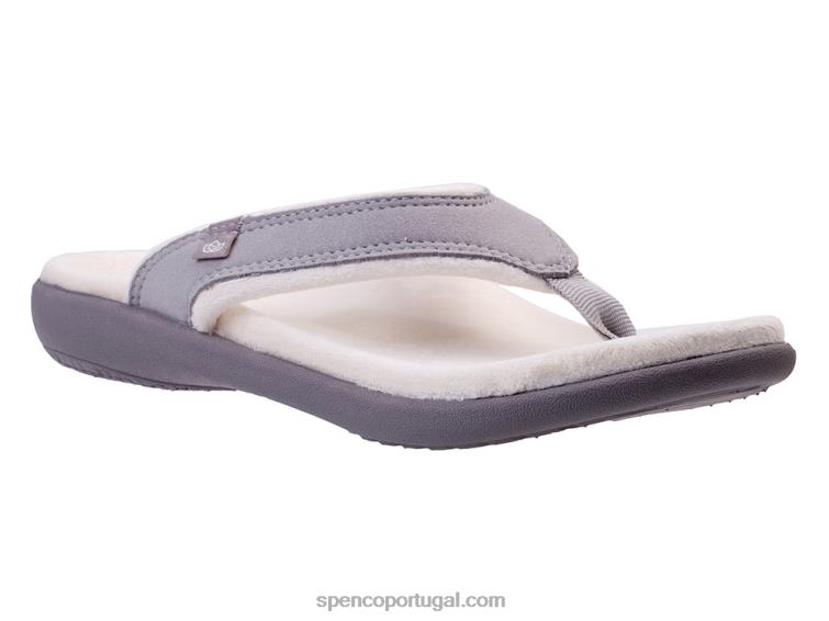 Spenco Footwear cinza yumi aconchegante 648F722 mulheres
