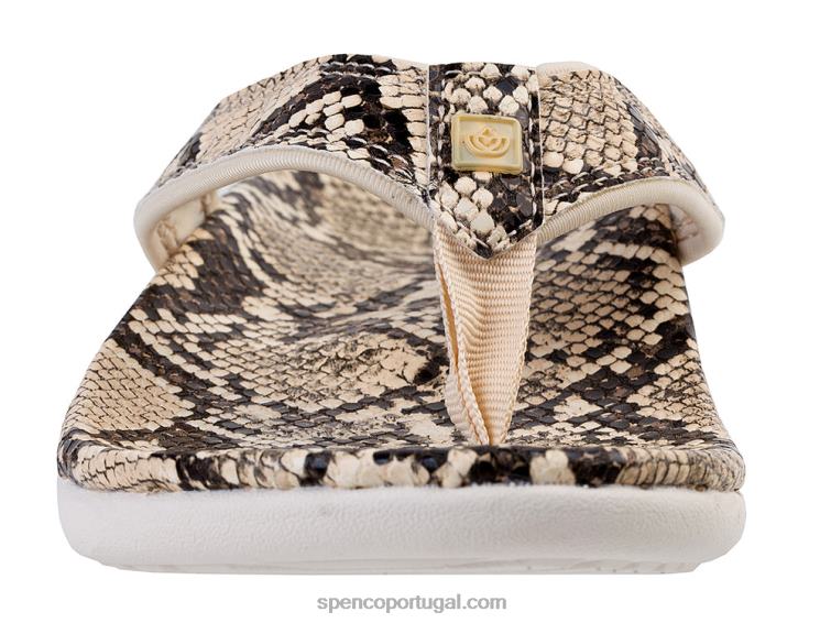 Spenco Footwear creme yumi nova cobra 648F32 mulheres