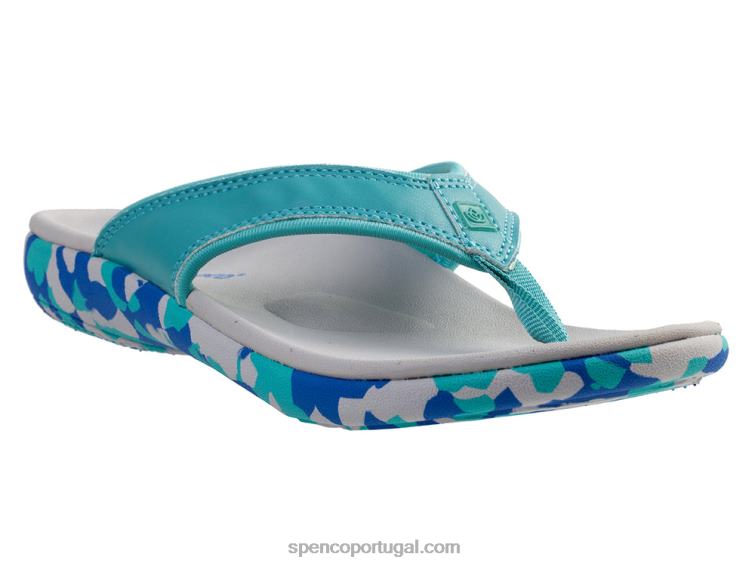 Spenco Footwear lagoa yumi camuflado 648F119 mulheres