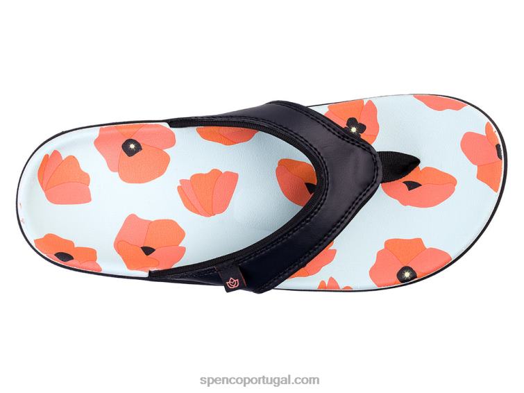 Spenco Footwear laranja yumi blume 648F80 mulheres