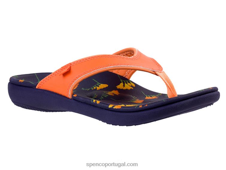 Spenco Footwear laranja yumi blume 648F80 mulheres