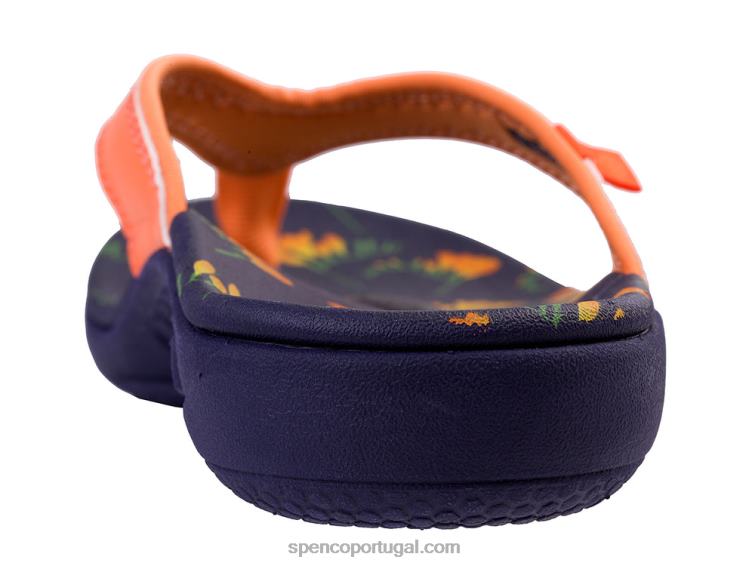 Spenco Footwear laranja yumi blume 648F80 mulheres