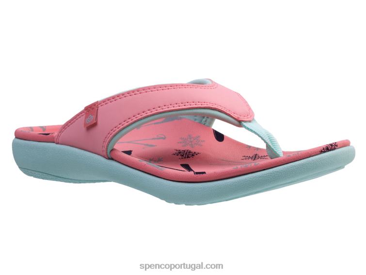 Spenco Footwear luz rosa yumi desejo de viajar 648F70 mulheres