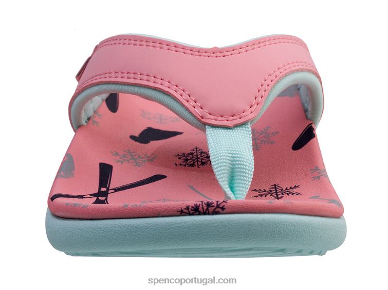 Spenco Footwear luz rosa yumi desejo de viajar 648F70 mulheres