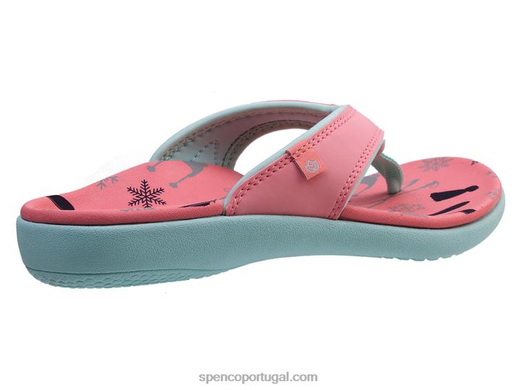 Spenco Footwear luz rosa yumi desejo de viajar 648F70 mulheres