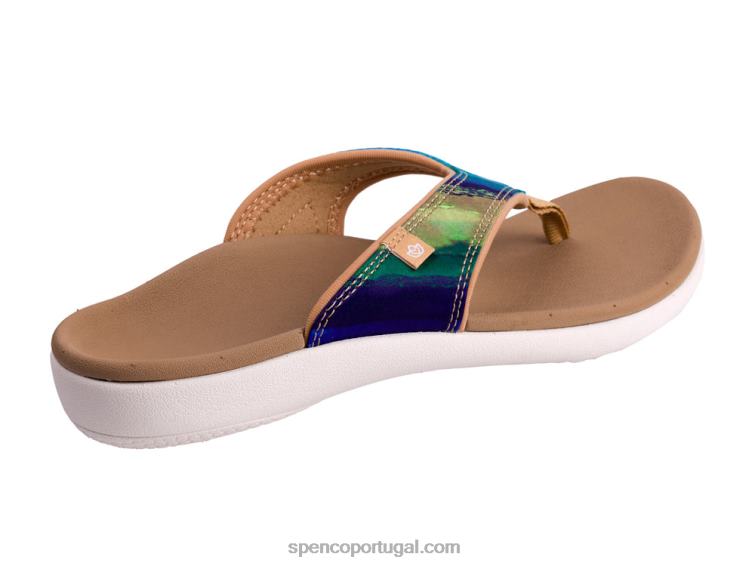 Spenco Footwear mar aqua yumi monet 648F61 mulheres