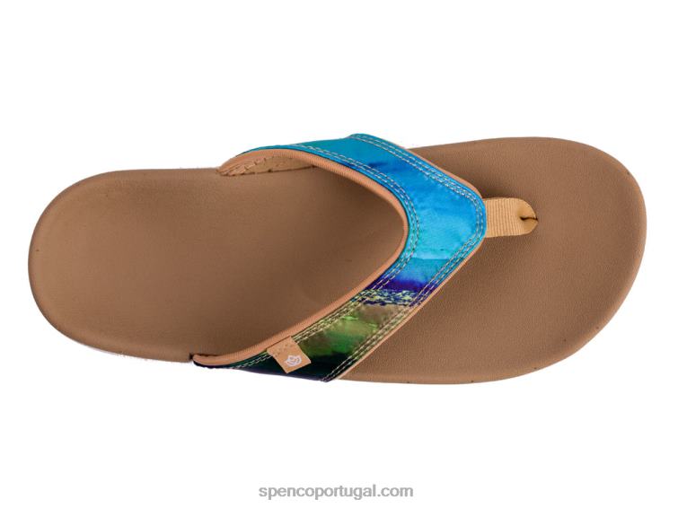 Spenco Footwear mar aqua yumi monet 648F61 mulheres