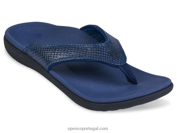 Spenco Footwear marinha cobra yumi 648F3 mulheres