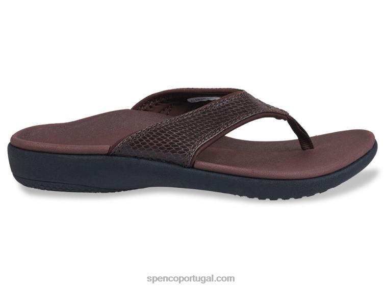 Spenco Footwear marrom cobra yumi 648F4 mulheres