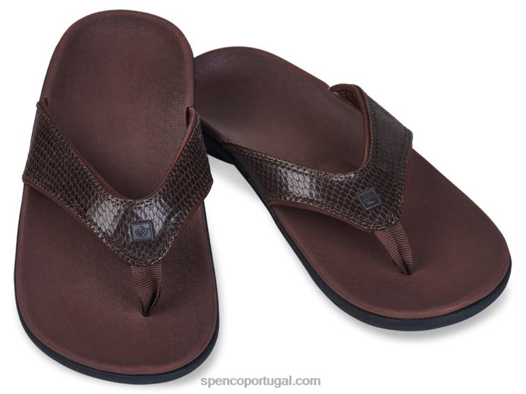 Spenco Footwear marrom cobra yumi 648F4 mulheres