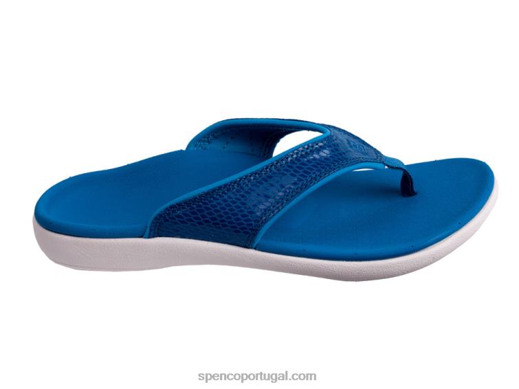 Spenco Footwear mosaico azul yumi lagartixa 648F12 mulheres