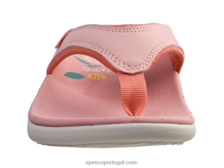 Spenco Footwear nuvem de coral yumi high five 648F122 mulheres
