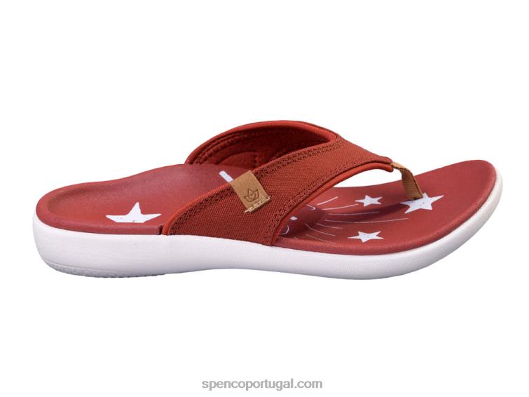 Spenco Footwear ocre vermelho yumi acredita 648F104 mulheres