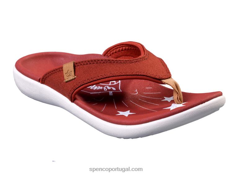 Spenco Footwear ocre vermelho yumi acredita 648F104 mulheres