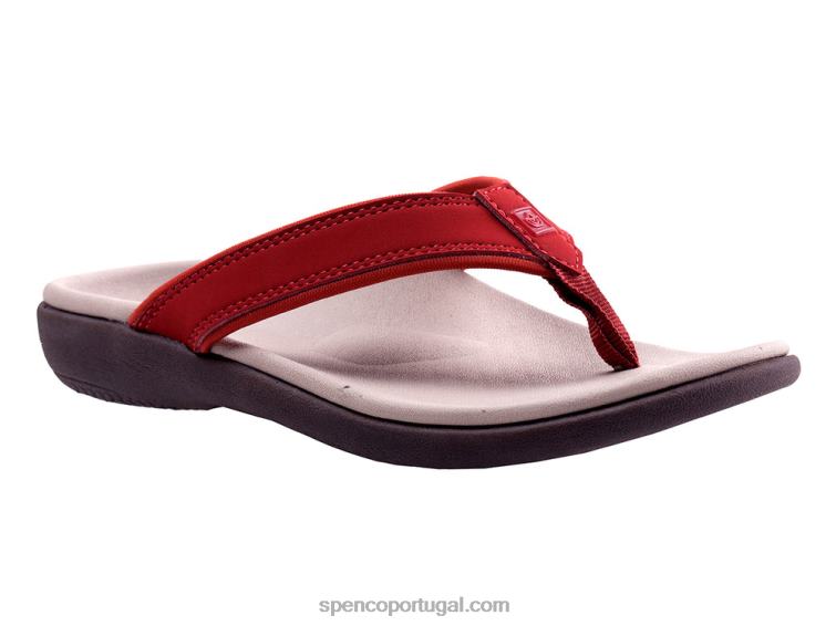 Spenco Footwear ocre vermelho yumi nuevo 648F40 mulheres