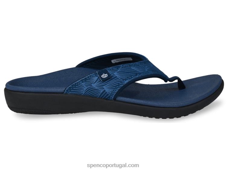 Spenco Footwear patriota azul onda yumi 648F59 mulheres