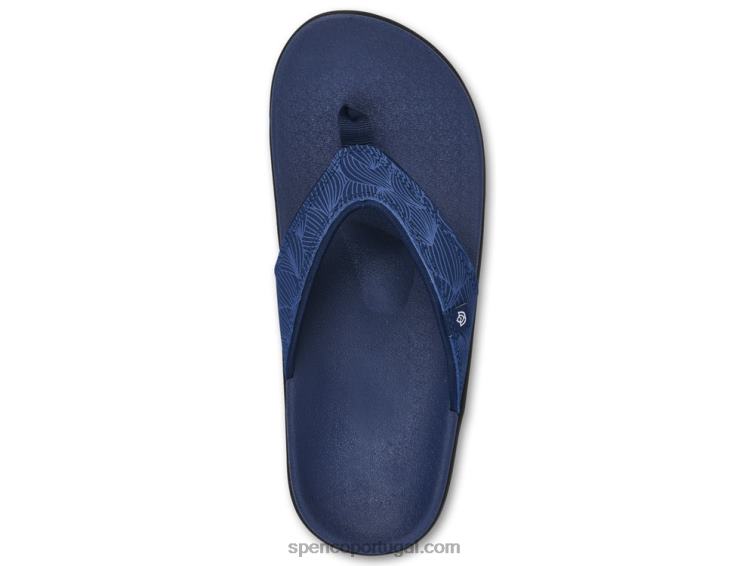 Spenco Footwear patriota azul onda yumi 648F59 mulheres