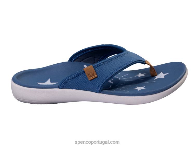 Spenco Footwear pedra azul yumi acredita 648F101 mulheres