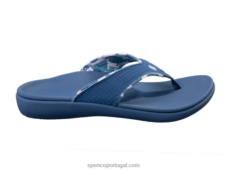 Spenco Footwear pedra azul yumi bokeh 648F53 mulheres
