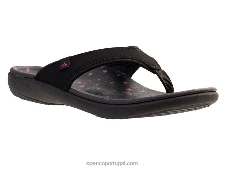 Spenco Footwear preto constelação de yumi 648F131 mulheres